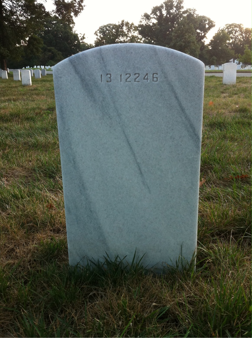 Back of headstone — Ezra Beebe