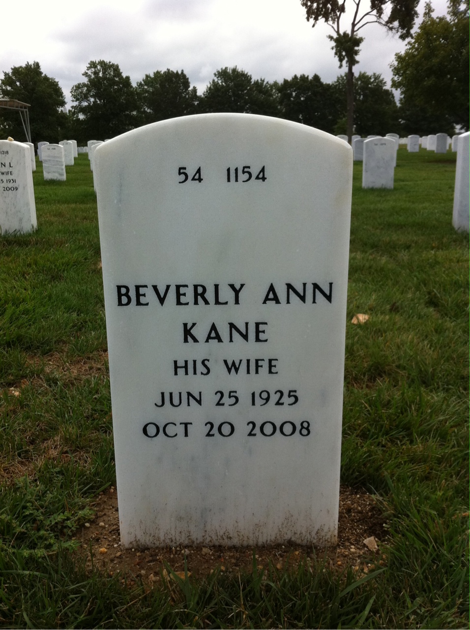 Back of headstone — Bernard Pankowski