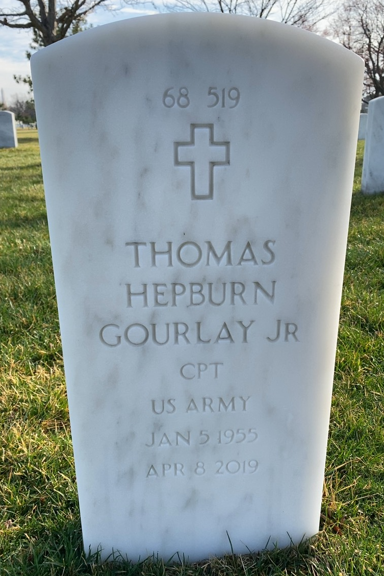 Back of headstone — Thomas Gourlay