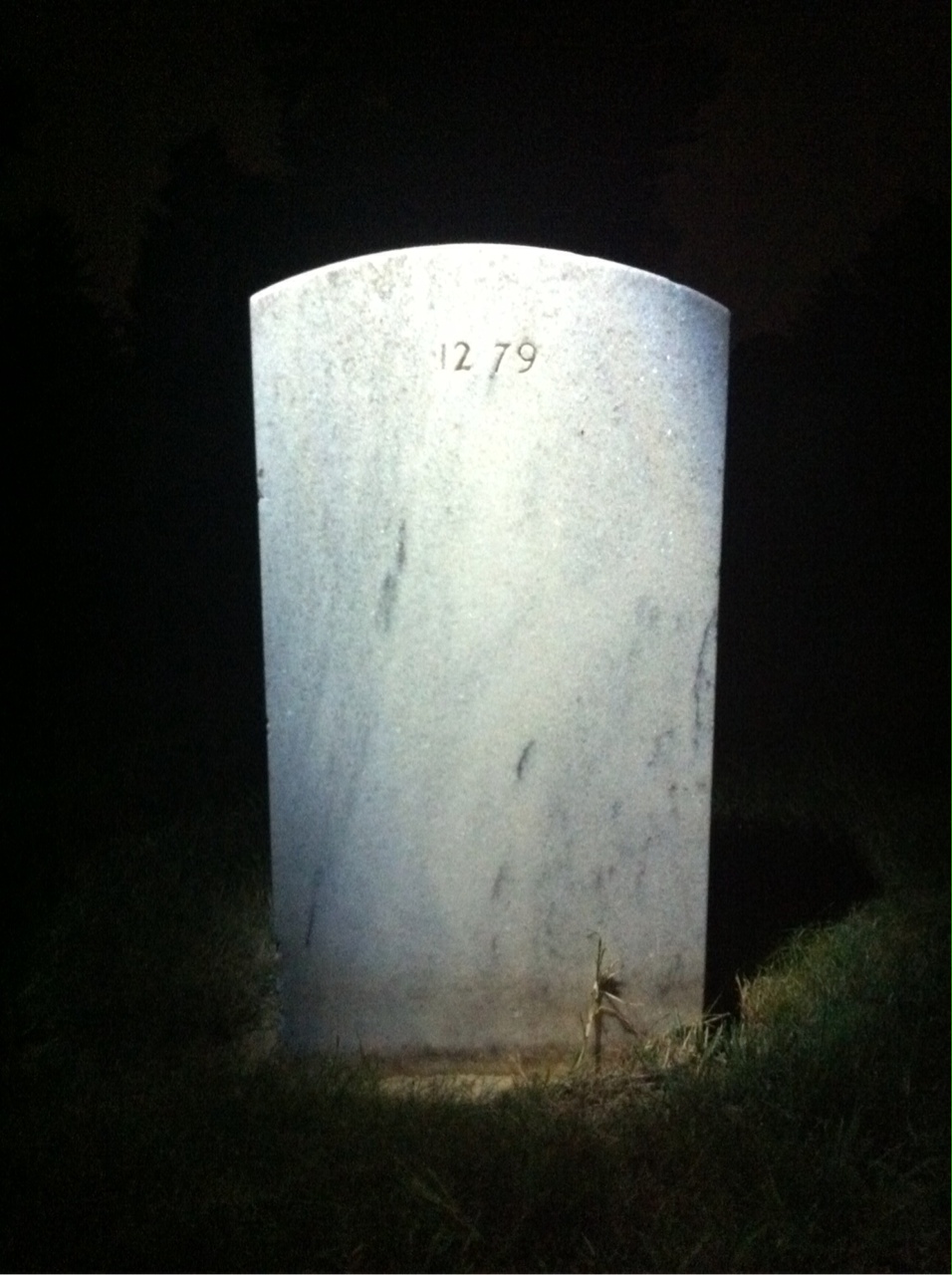 Back of headstone — Ann Breen