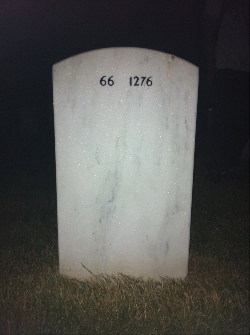 Back of headstone — Walter Dorrer