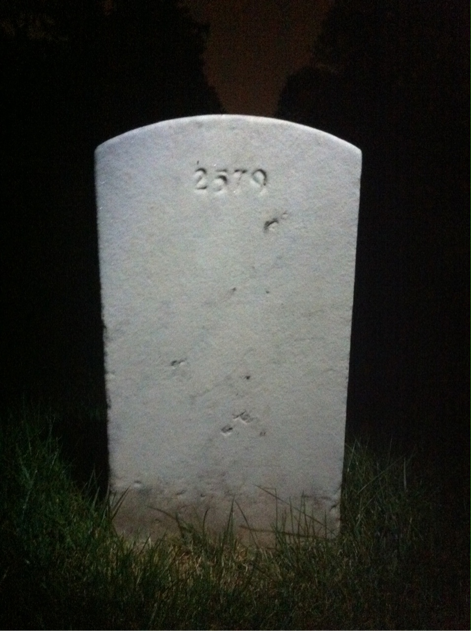 Back of headstone — Willie Murray