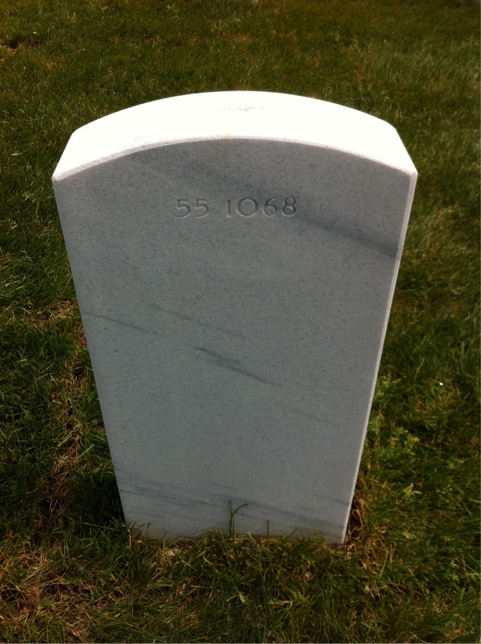 Back of headstone — William Netherland