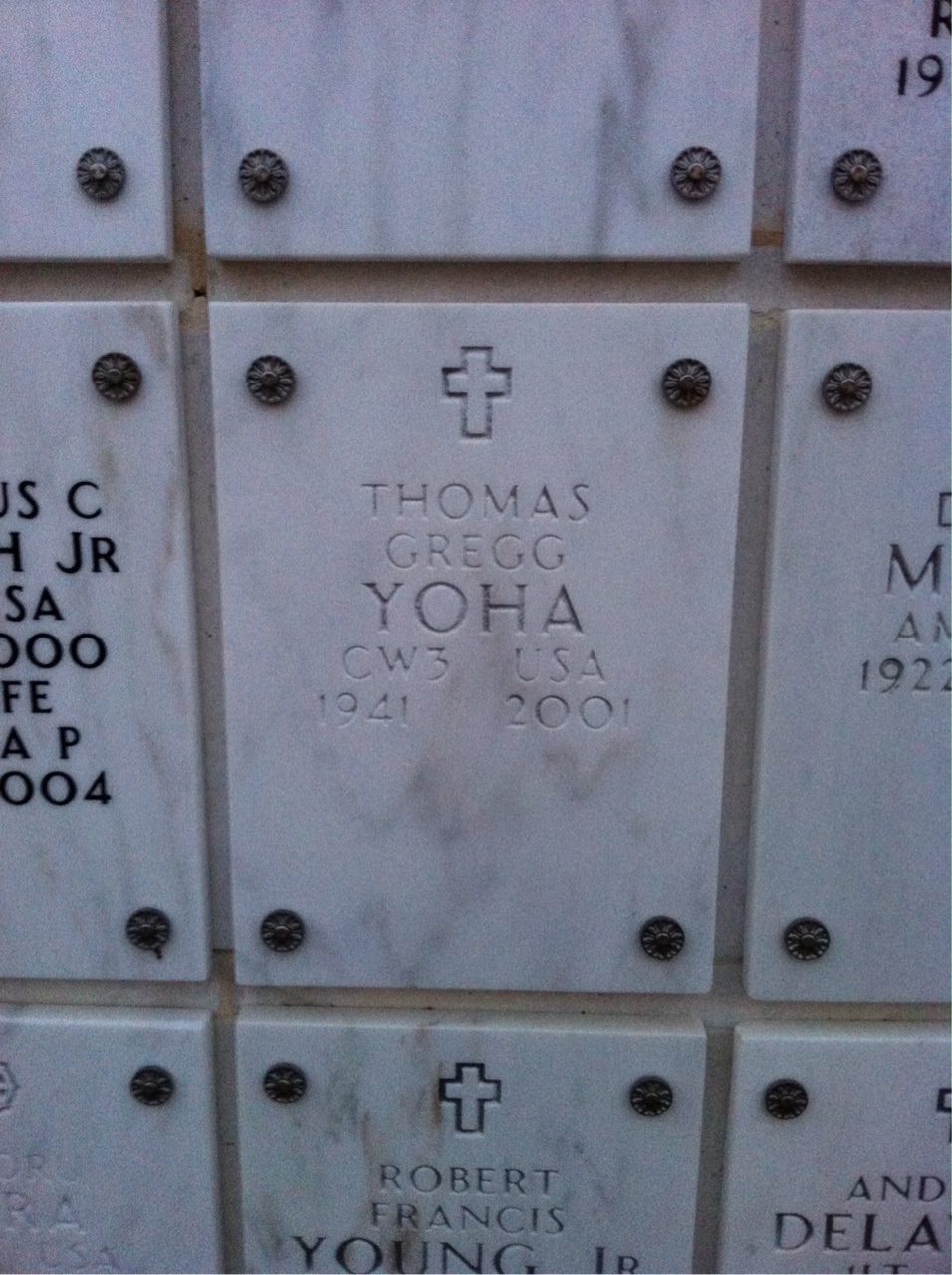 Thomas Gregg Yoha