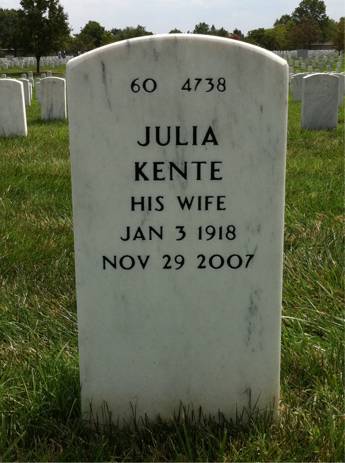 Back of headstone — Leo Coleman