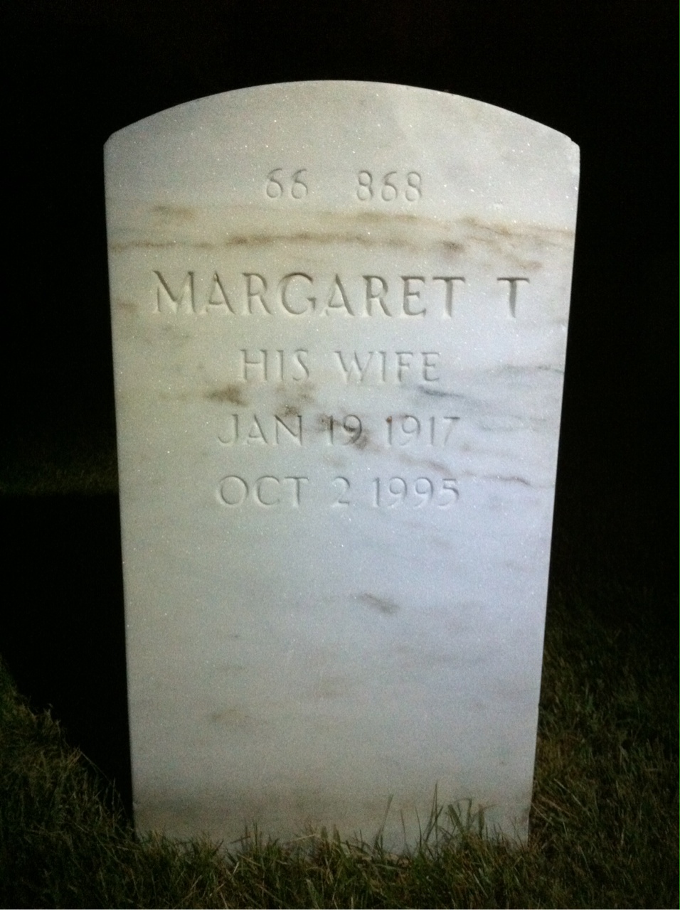 Back of headstone — Lloyd Bracy