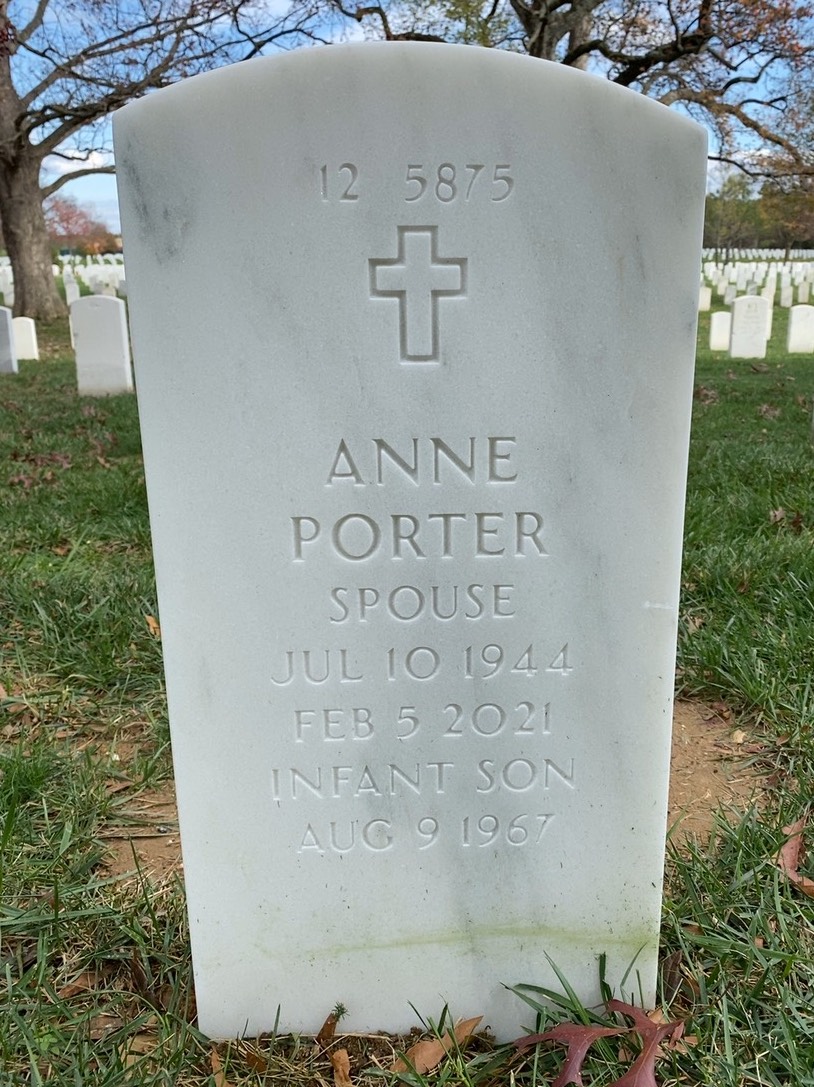 Back of headstone — Richard Young