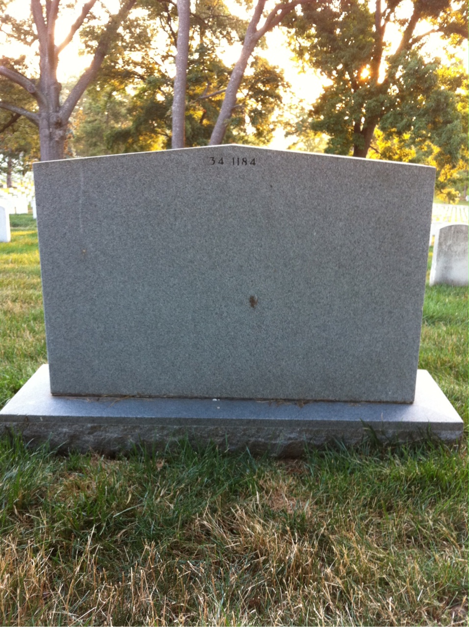 Headstone shared by 2 interments, including Brian Kent McGar