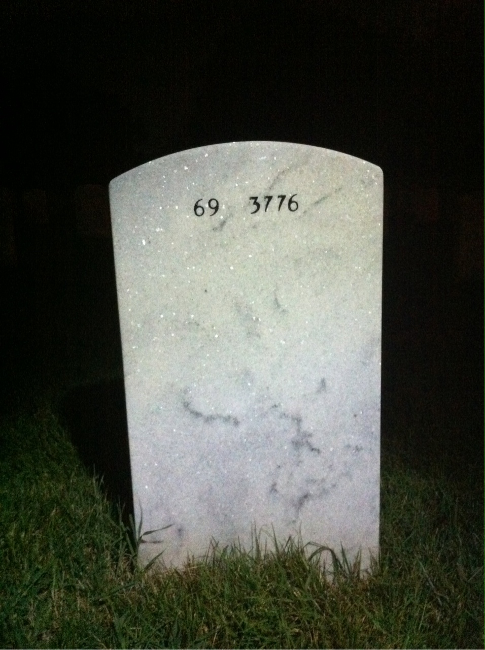Back of headstone — Arthur Ratz