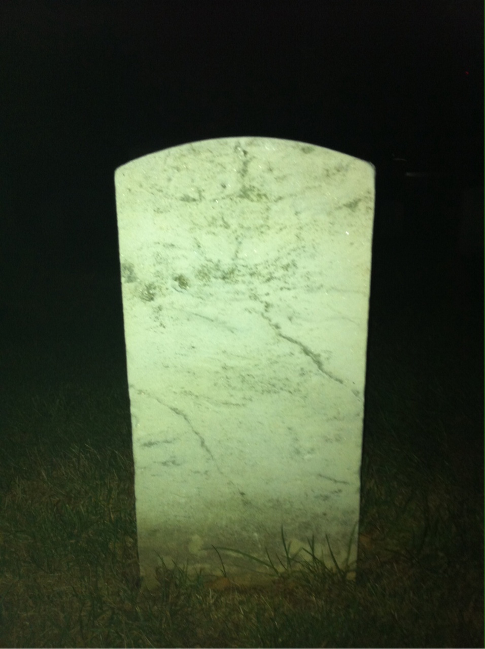 Back of headstone — Joseph Morrison