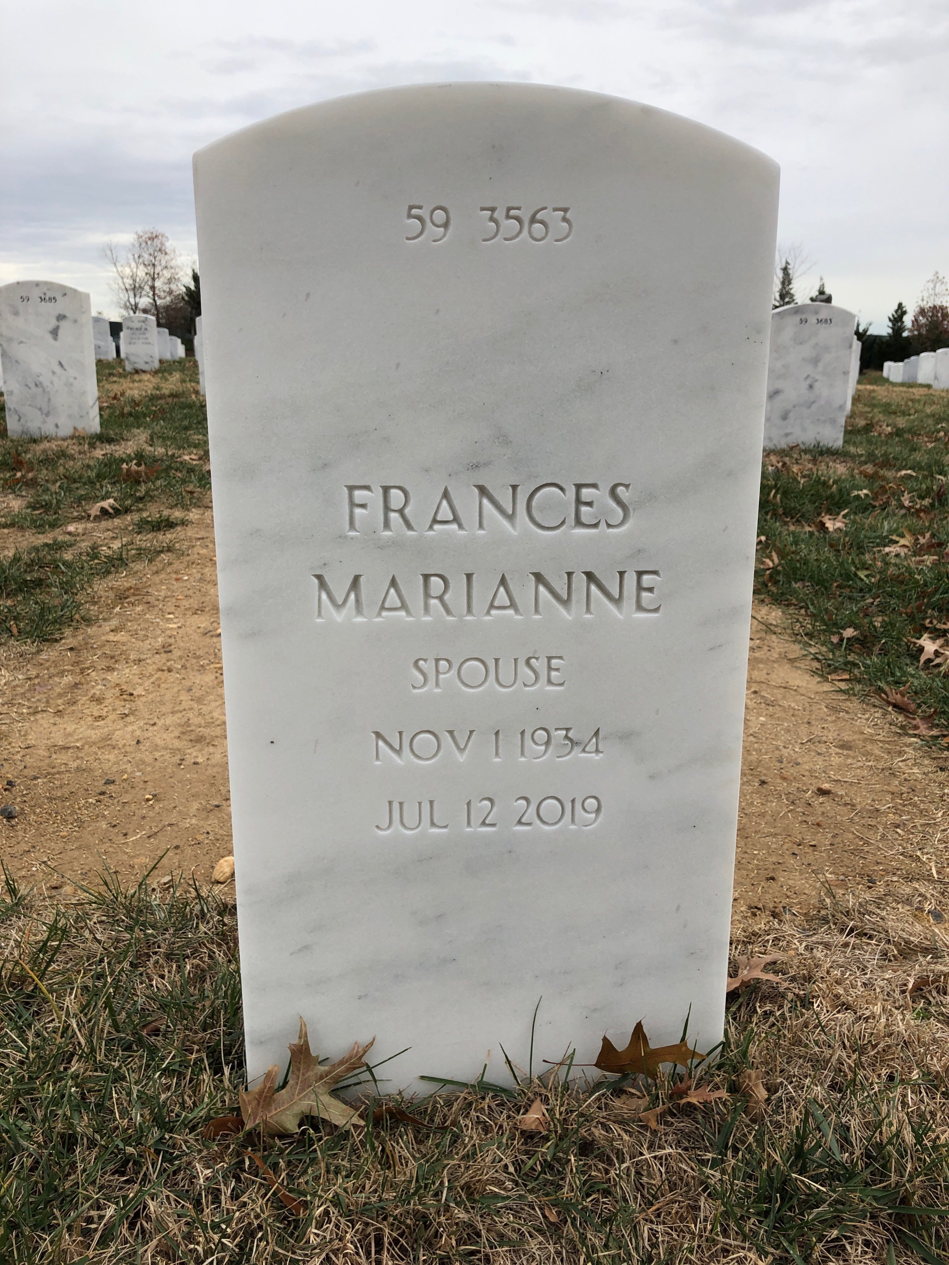 Back of headstone — William Lamken