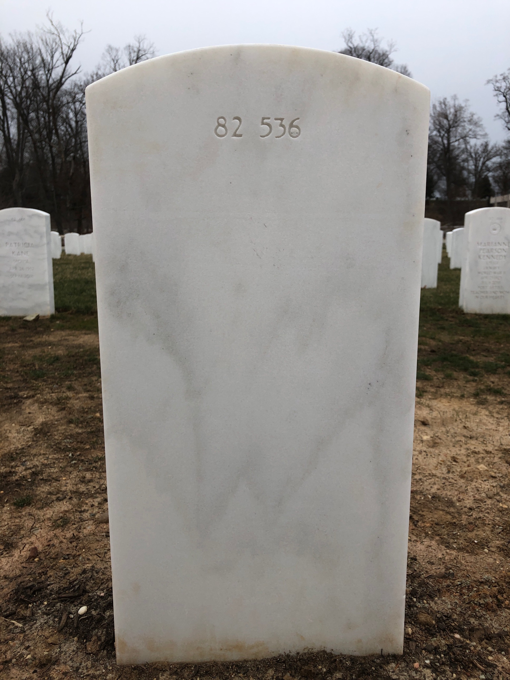 Back of headstone — Robert Cummings
