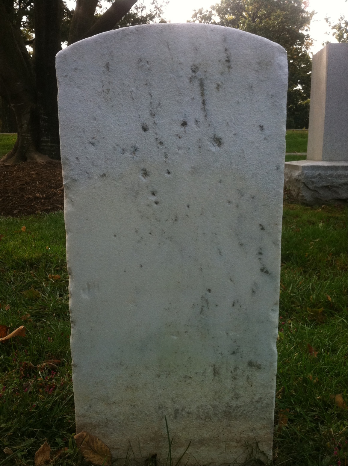 Back of headstone — Charles Murphy