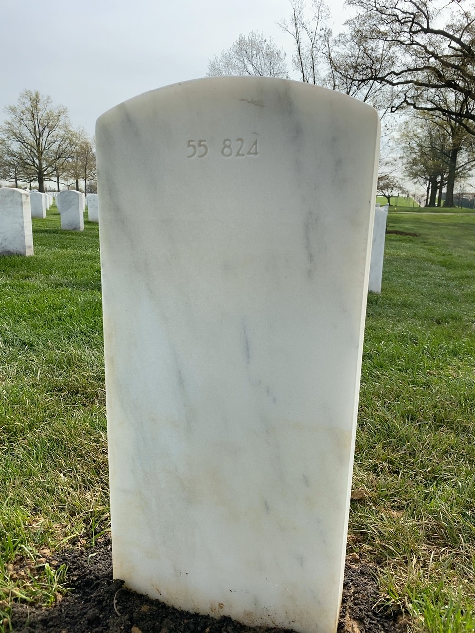 Back of headstone — William Ludwig Faistenhammer