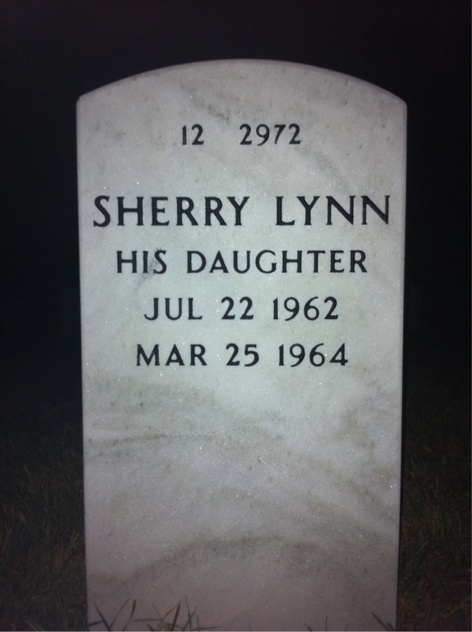 Back of headstone — Ralph Farley