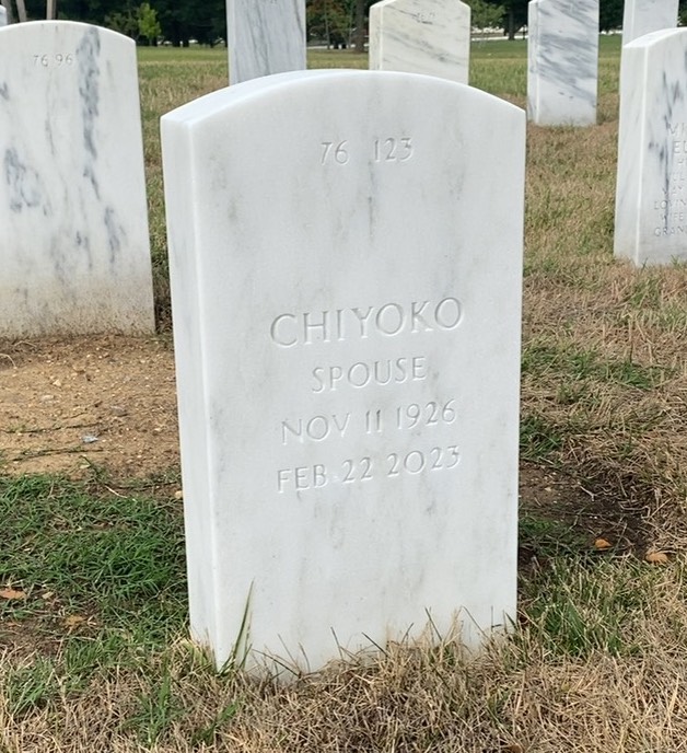 Back of headstone — Joseph Morris