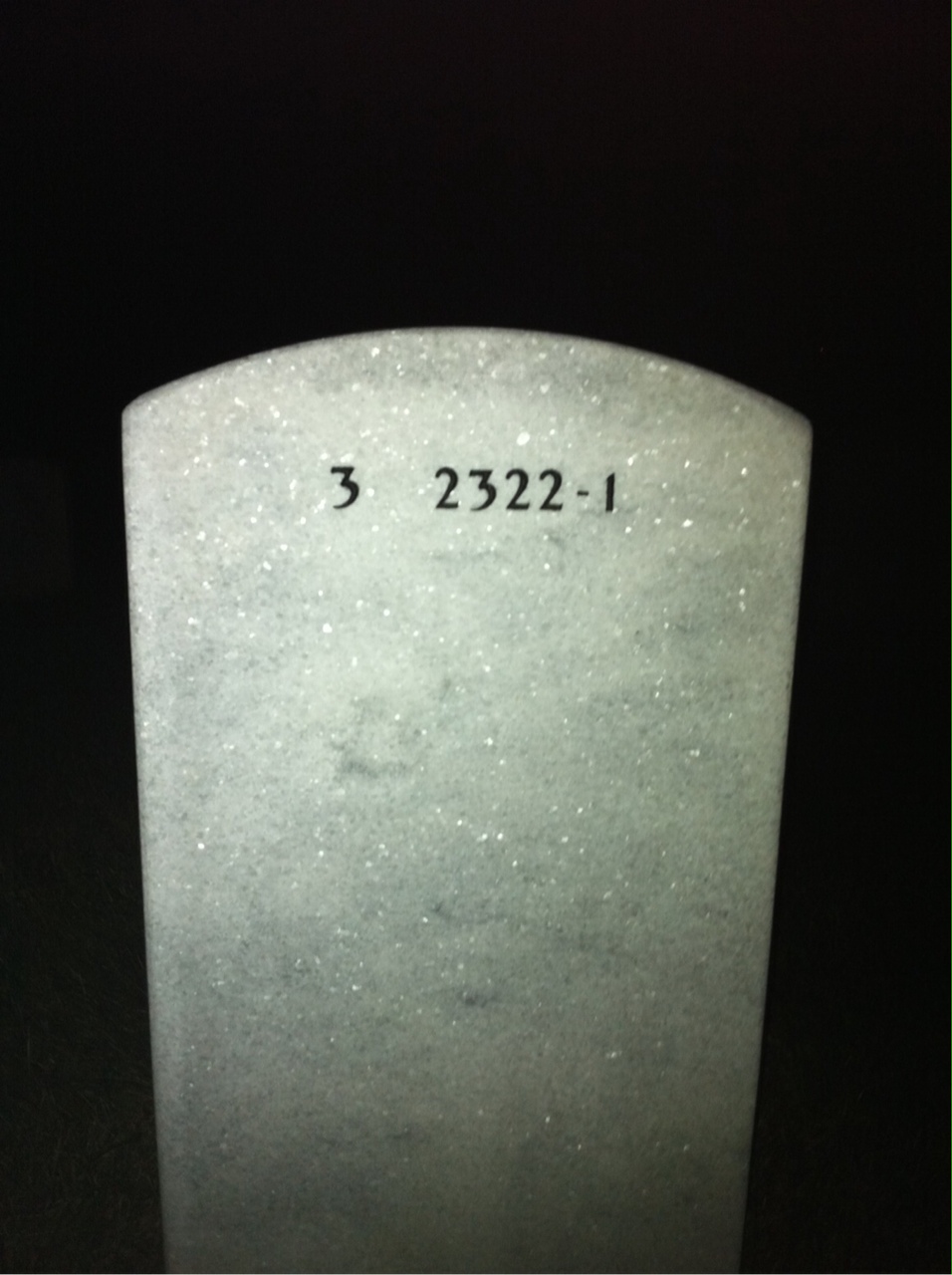Back of headstone — Charles Davidson