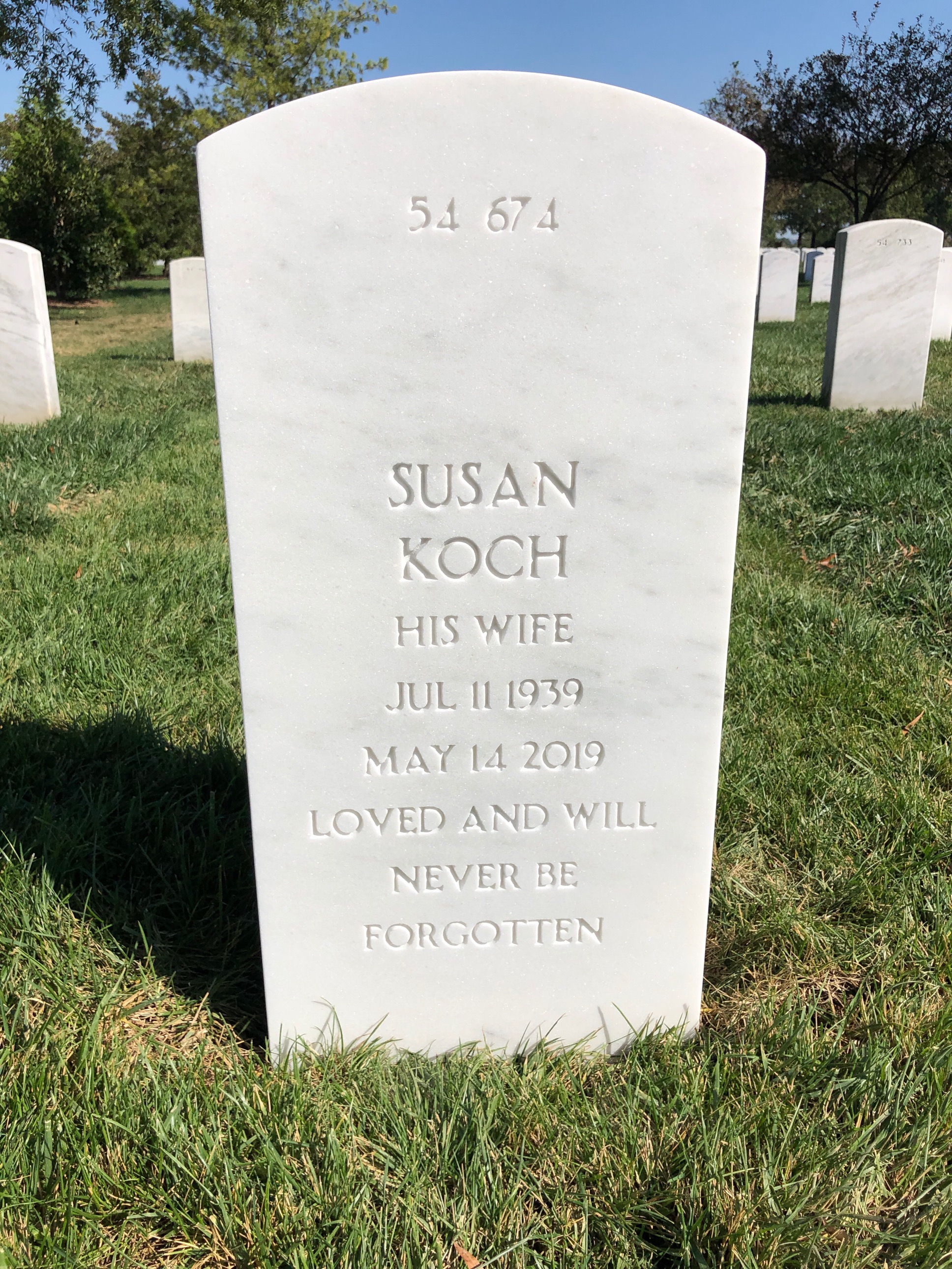 Back of headstone — Gerard Murphy