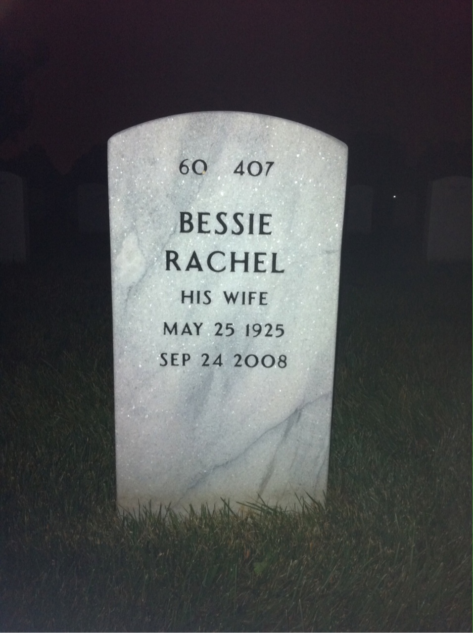 Back of headstone — John Hagan