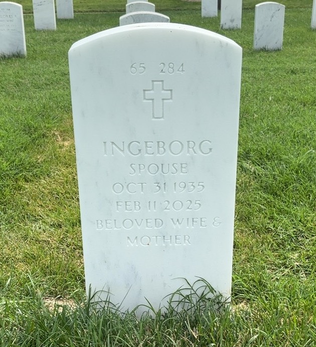 Back of headstone — William John Fields