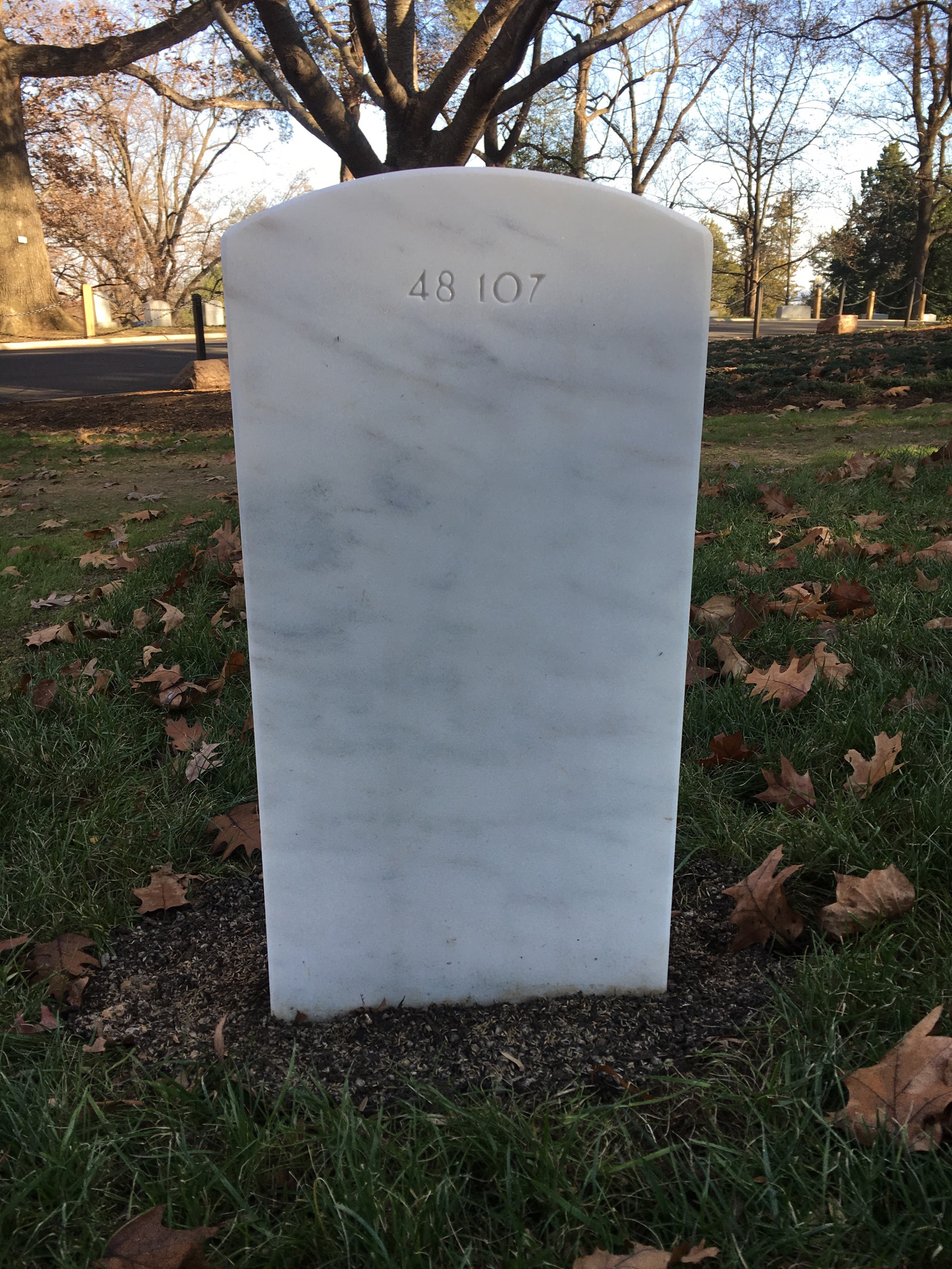 Back of headstone — Thomas Wade Herren