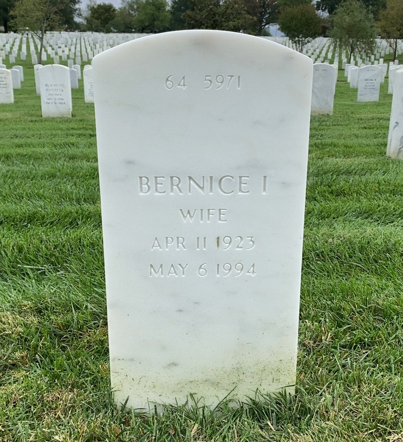 Back of headstone — John Andrews