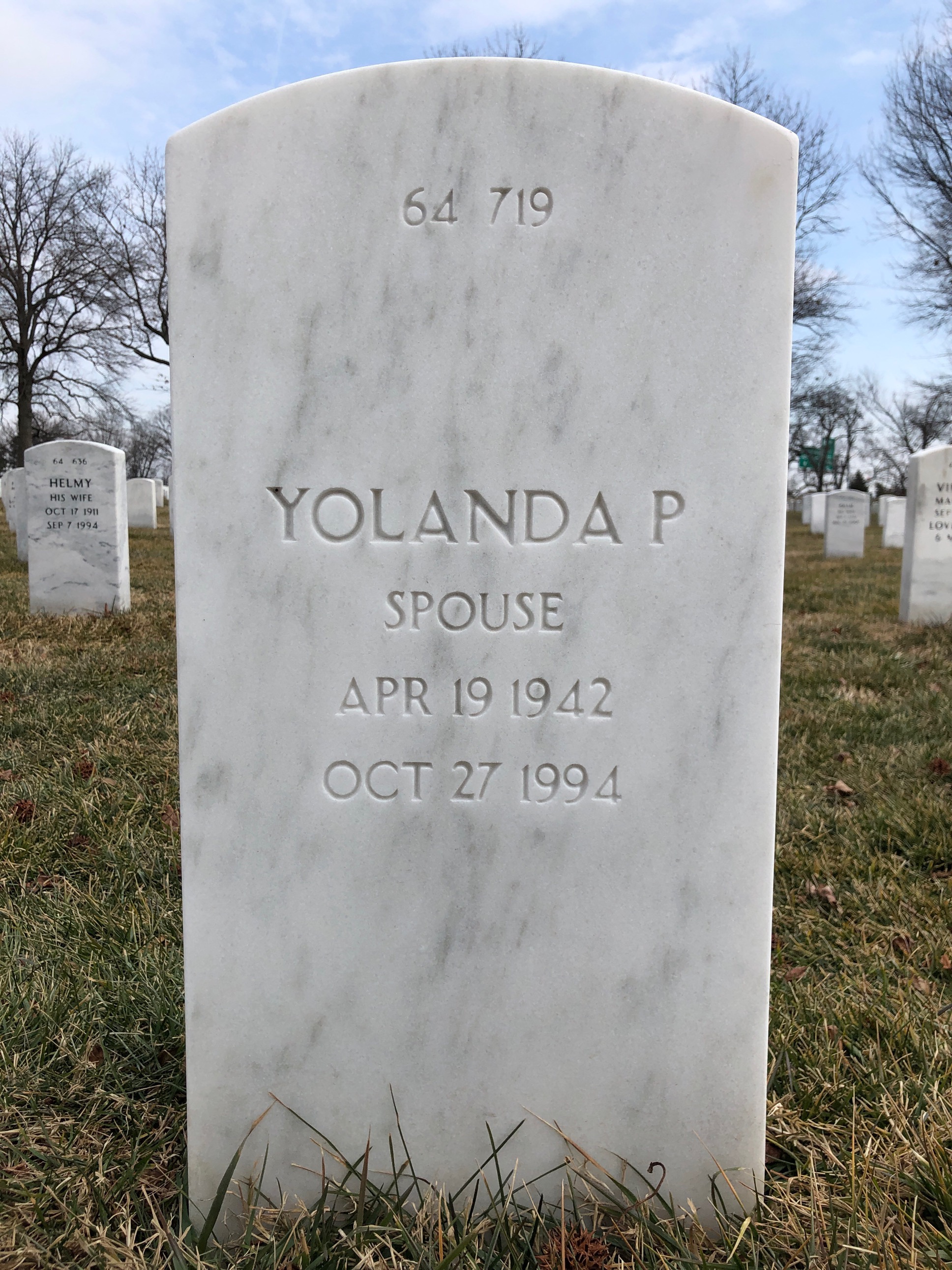 Back of headstone — Victor Manuel Torres