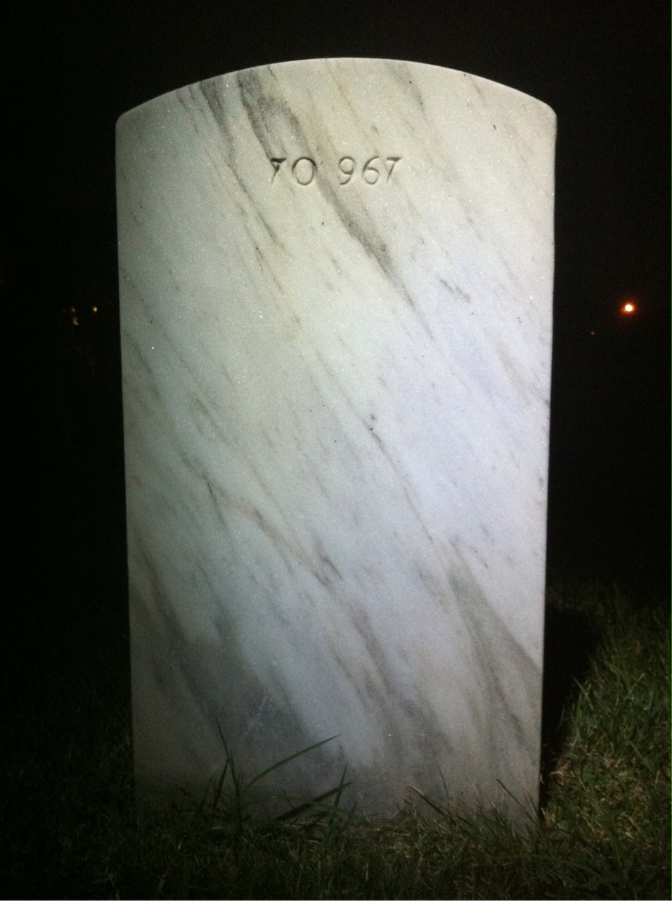 Back of headstone — Jose Amoros