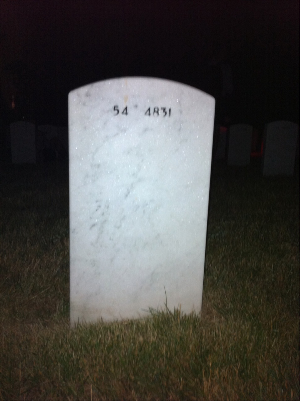 Back of headstone — Terri Bauer