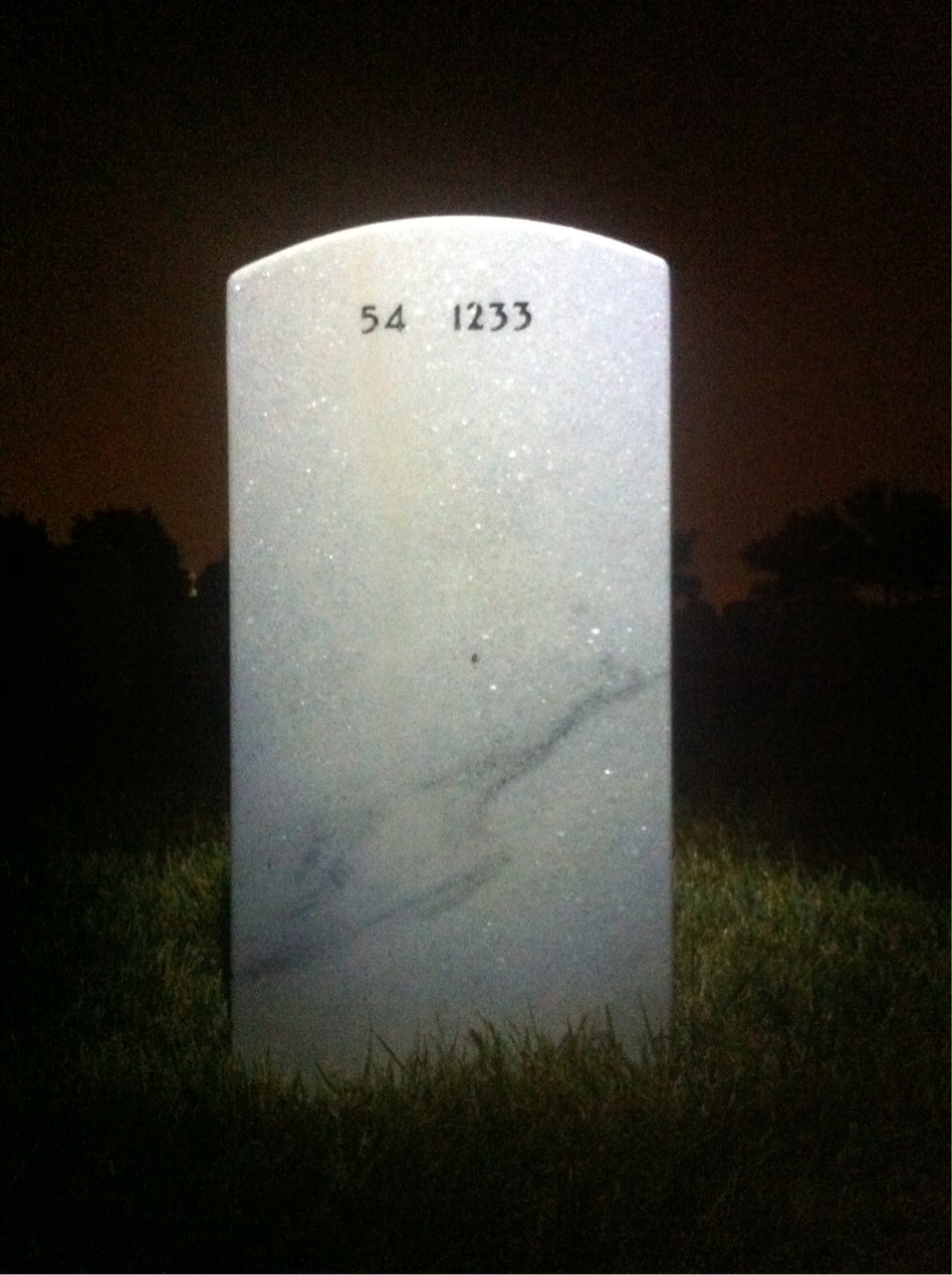 Back of headstone — Robert Clapp