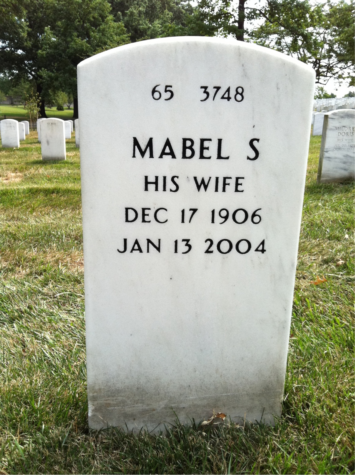 Back of headstone — Edward Sperry