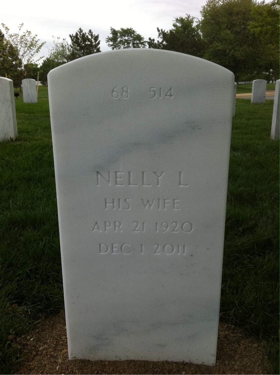 Back of headstone — Frank Czeiner