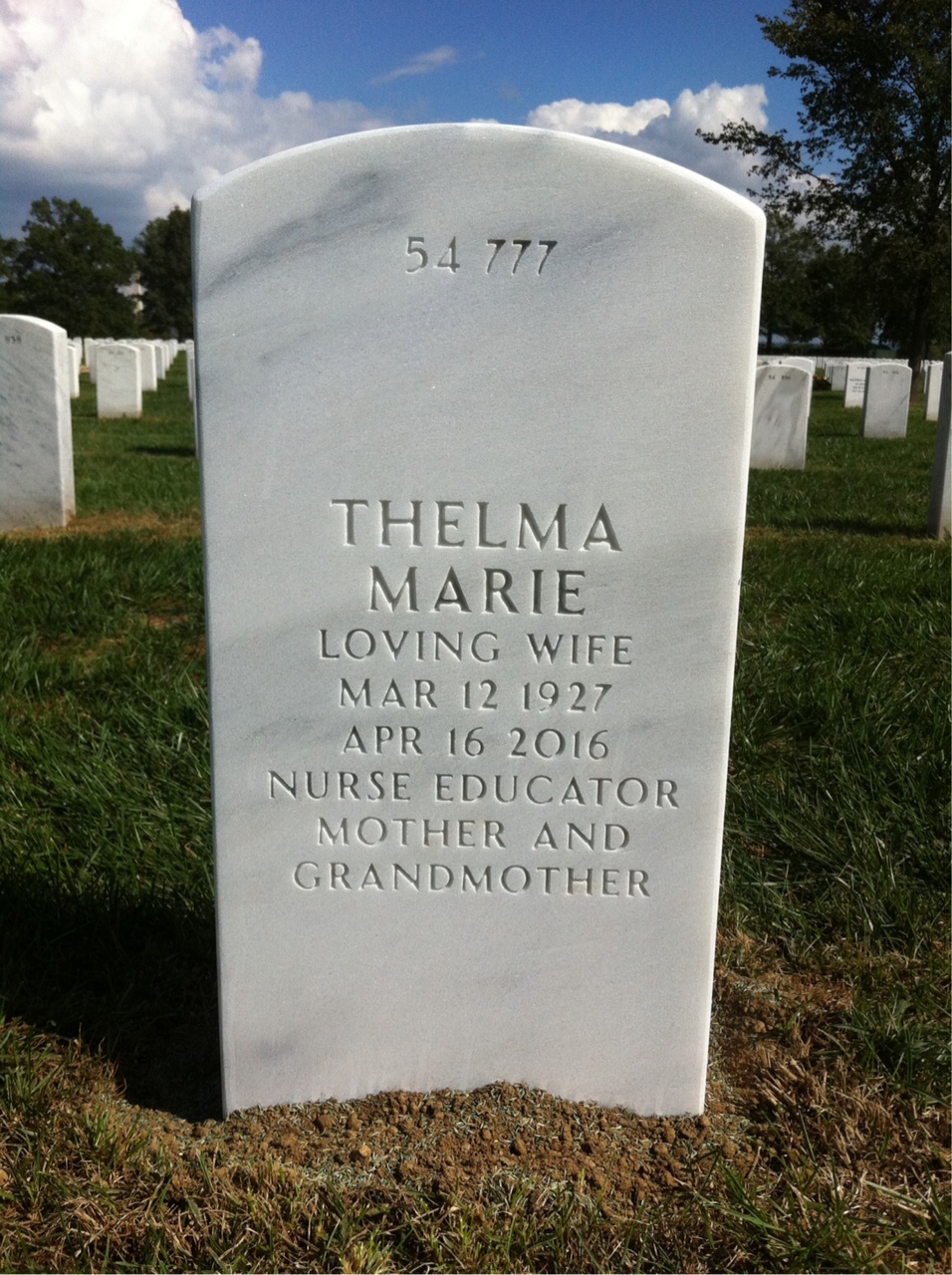 Back of headstone — Edward Litwin