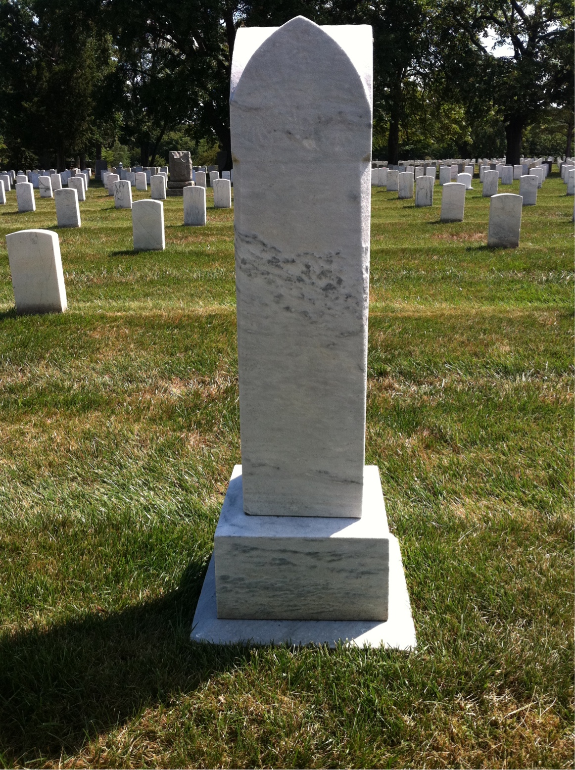 Back of headstone — Edward Murphy