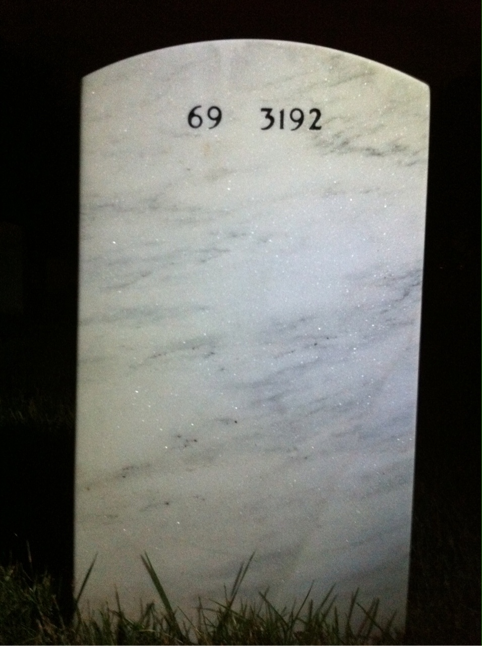 Back of headstone — Joseph Littleford