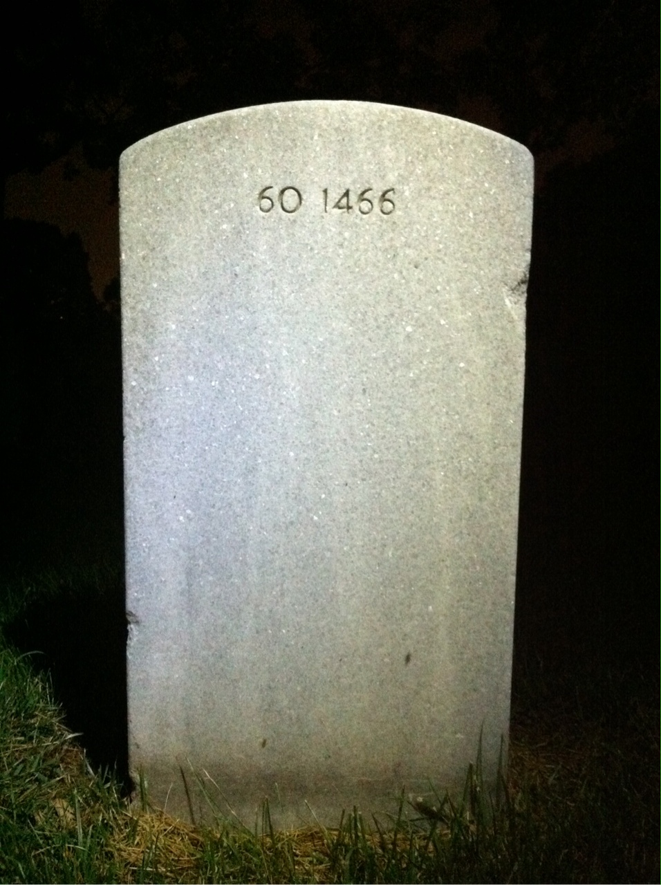 Back of headstone — Harold Mowry