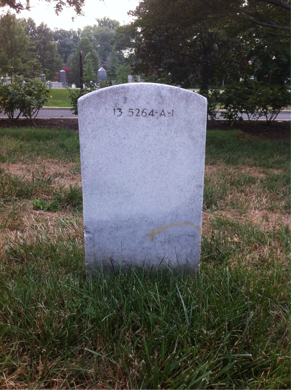 Back of headstone — Zoltan Balogh