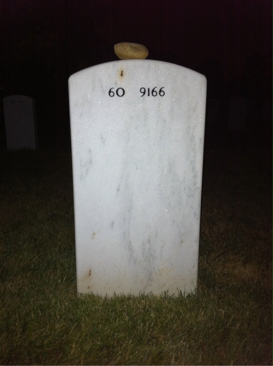 Back of headstone — Justin J Wilson