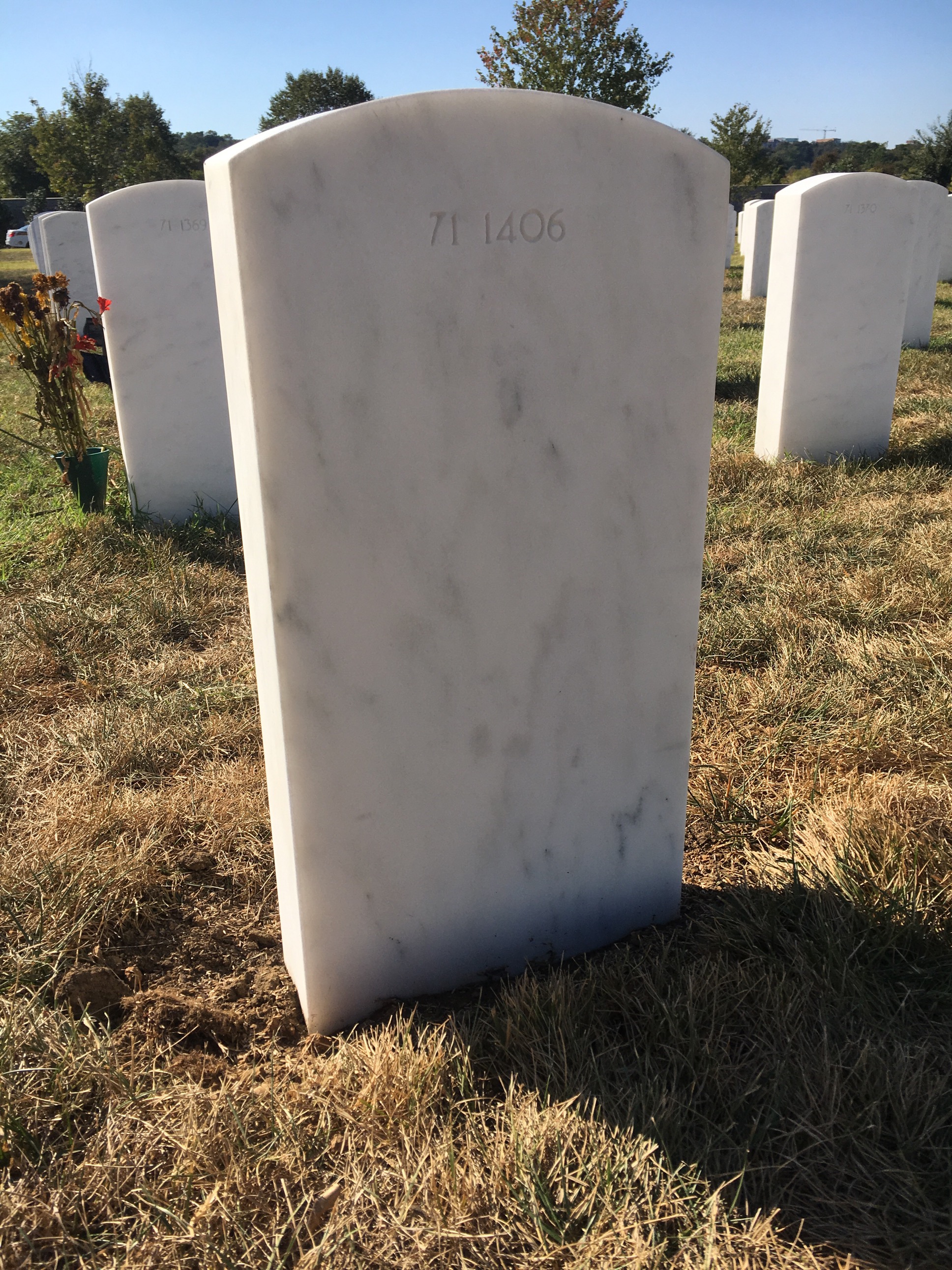 Back of headstone — Commodore Mcneil