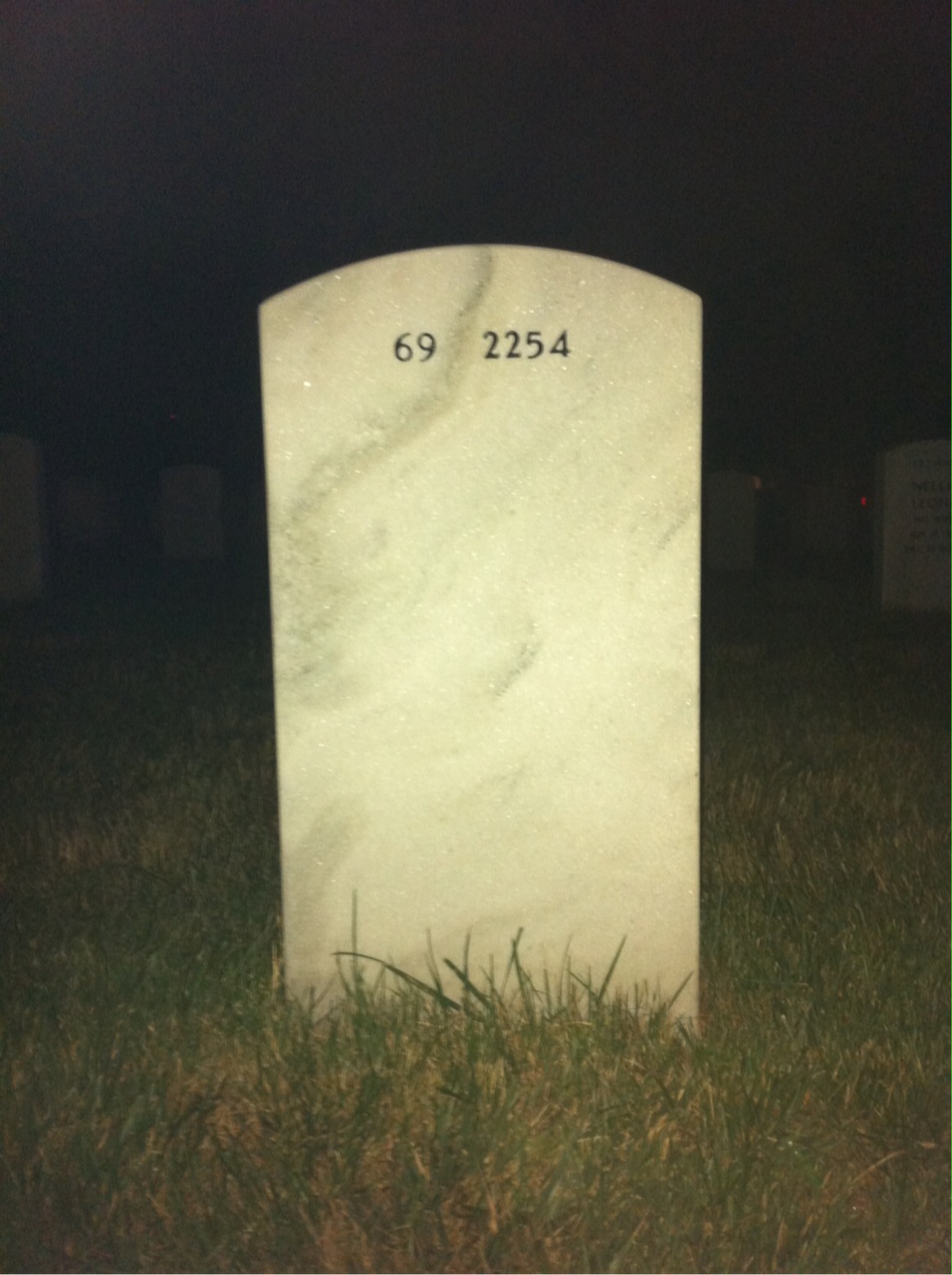 Back of headstone — Charles Ruby
