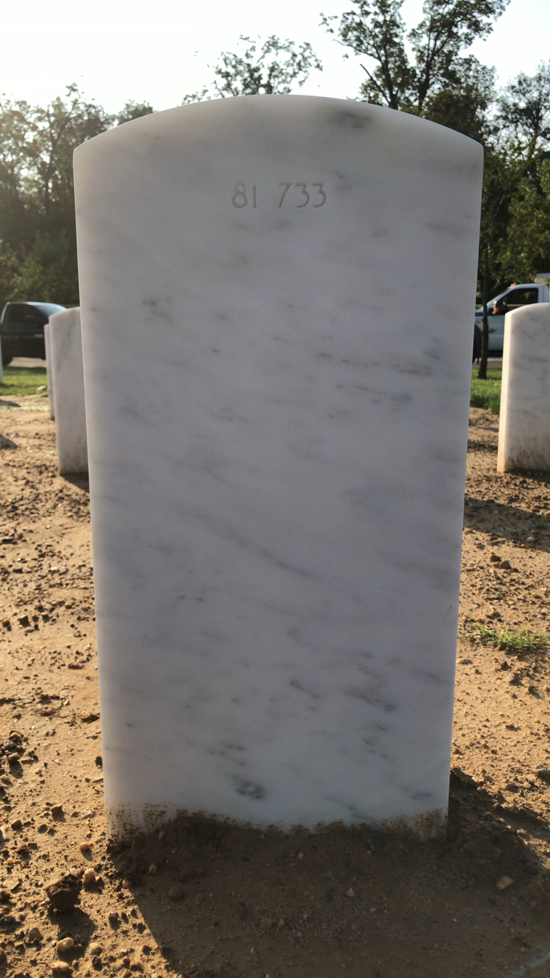 Back of headstone — Bernard Patrick Mcsherry