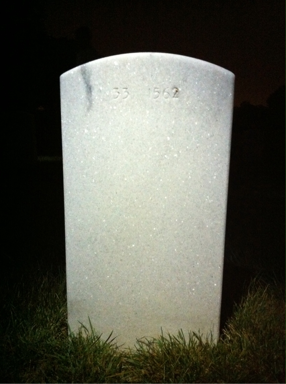 Back of headstone — Henry Wagner