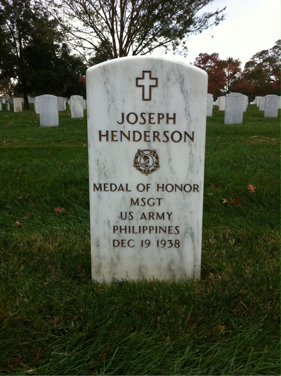 Headstone of Joseph Henderson