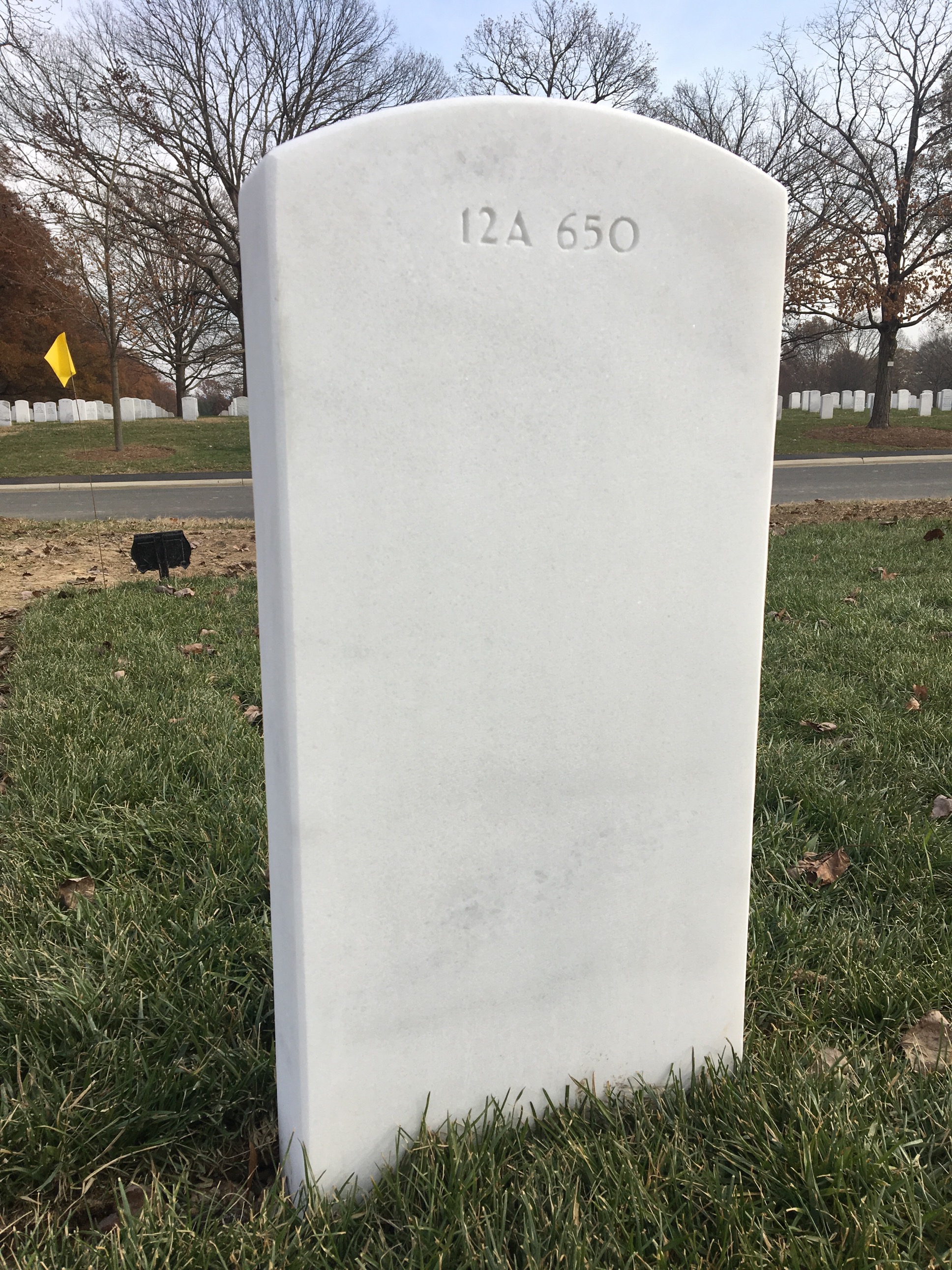 Back of headstone — Tyrone C Turner