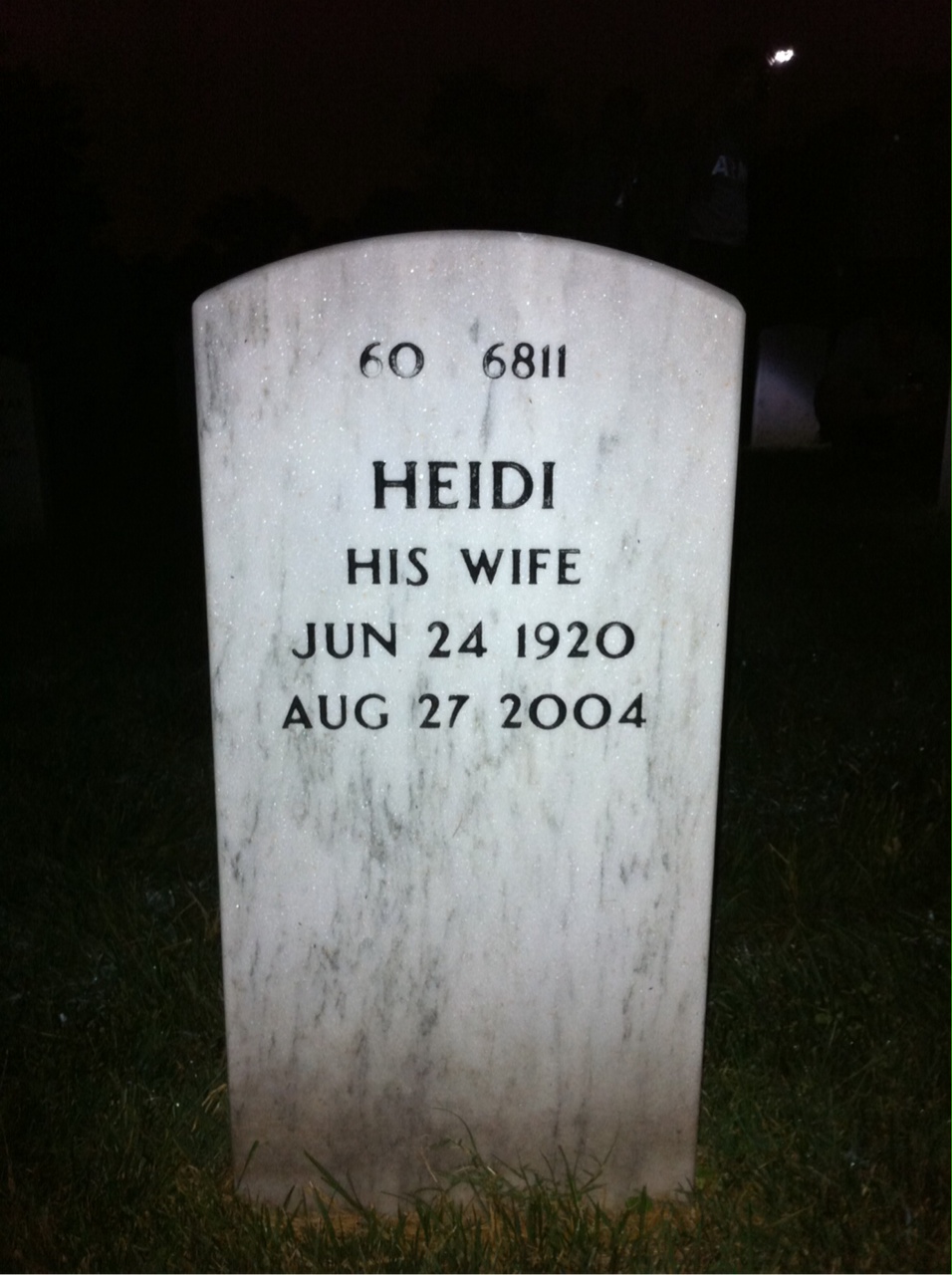 Back of headstone — Francis Sadowski