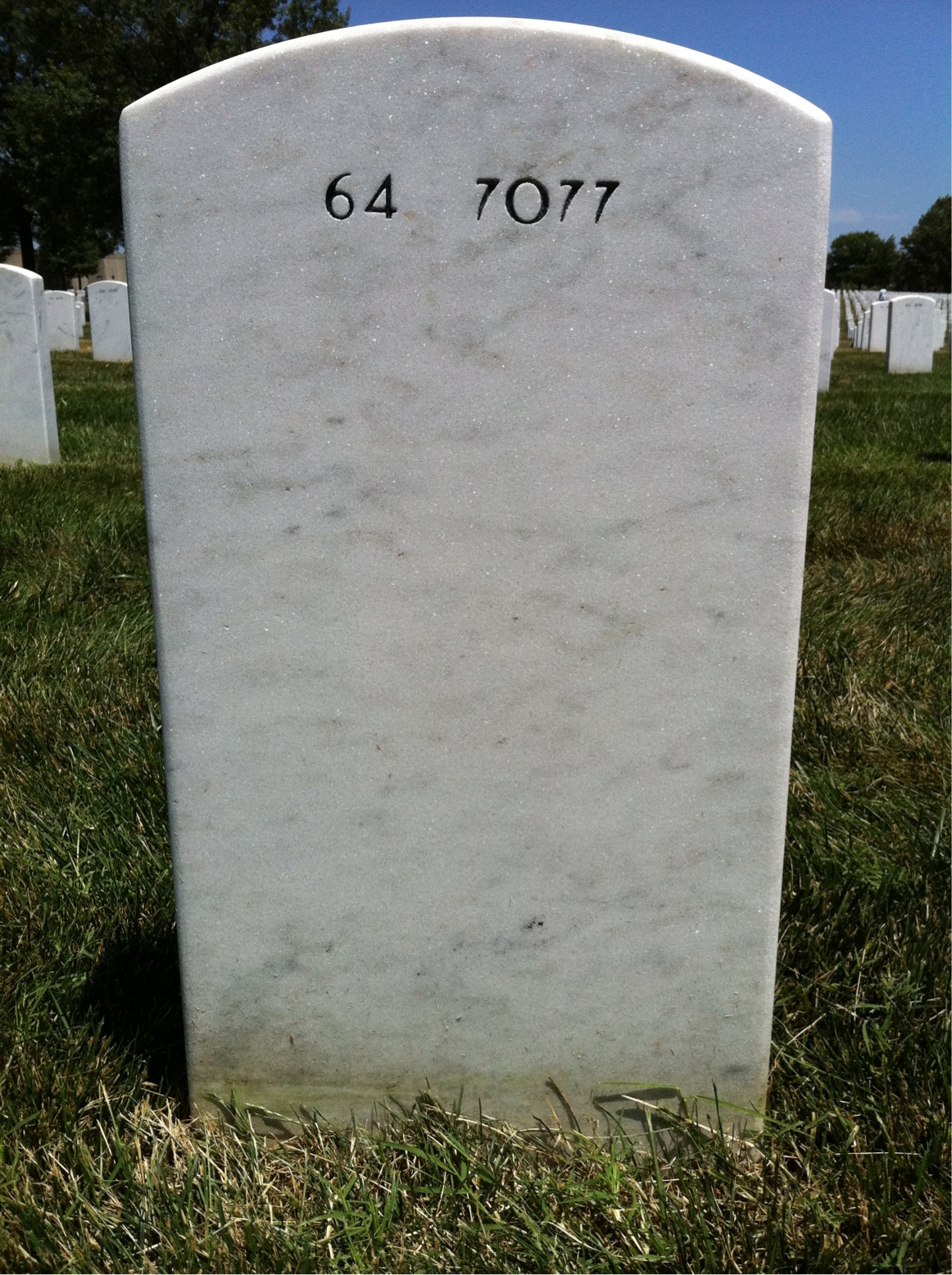 Back of headstone — Kathryn Frost