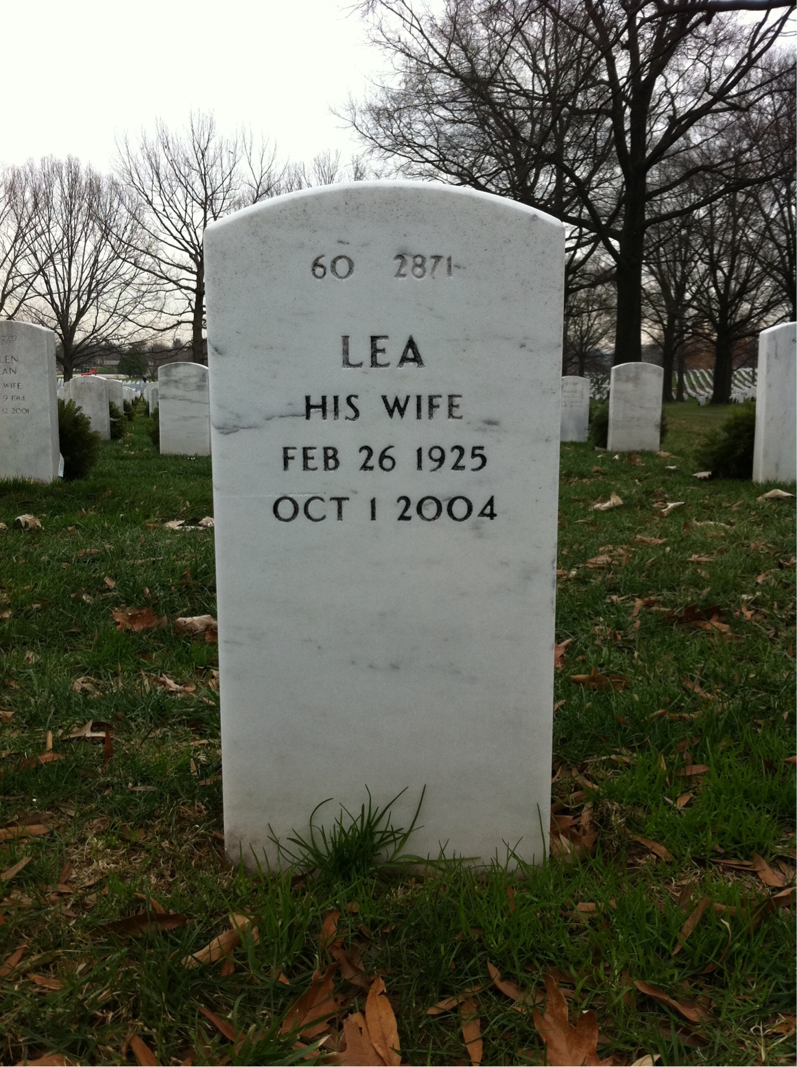 Back of headstone — Frank Ciriaco
