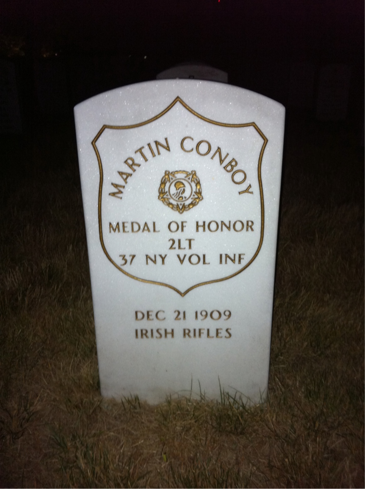 Headstone of Martin Conboy