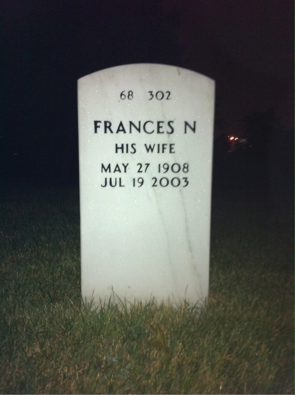 Back of headstone — Thomas Davis