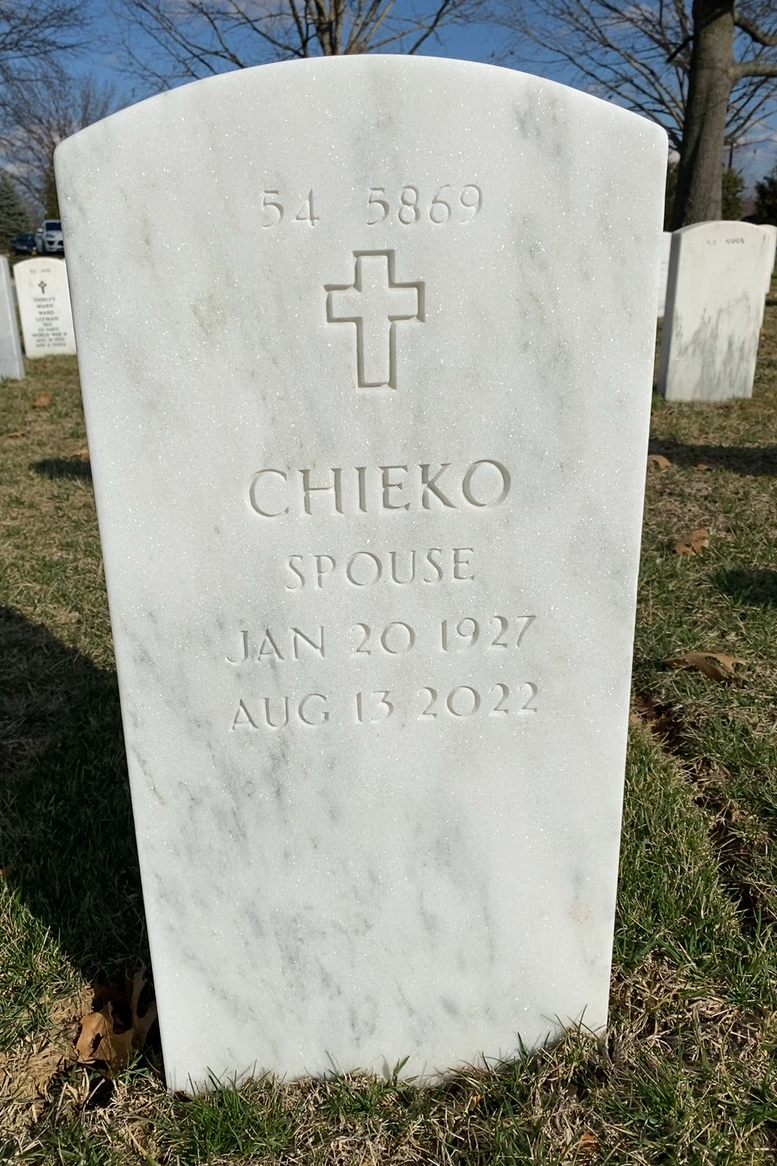 Back of headstone — John Zwinski
